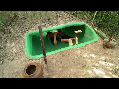 Build The Most Temple  Swimming Pools Underground