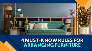 4 Must-Know Rules for Arranging Furniture