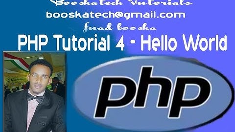 ▶Tutorial 4 PHP   Hello World PHP For Beginners