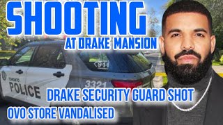 Sh@@ting Reported at Drake’s House! Is Drake a Target? Drake OVO Store Vandalized!