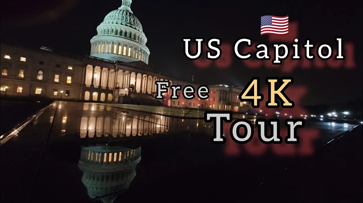 Free tour of the US Capitol Building Washington DC 4K