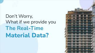 Automate and track the progress of your material in Construction Project with VSHWAN.