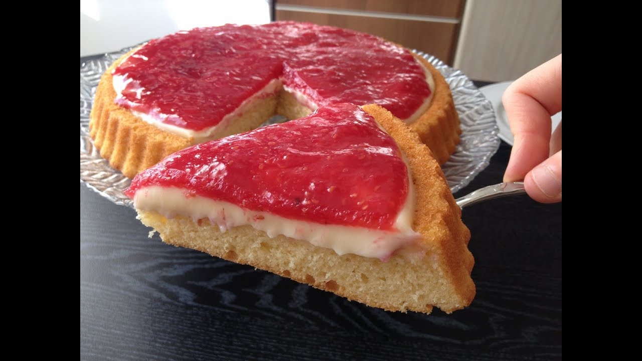 Frambuazlı Tart Kek Tuğbanın Mutfağı Tarifler YouTube