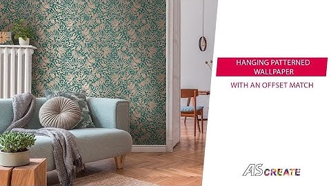 Hanging patterned wallpaper with an offset match | A.S. Create - the wallpaper studio of A.S.