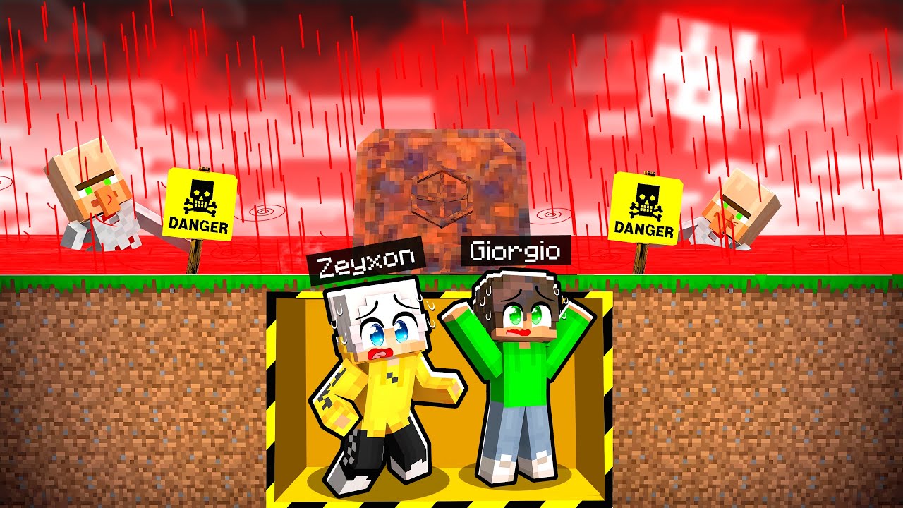 PIOGGIA di SANGUE contro il BUNKER PIÚ SICURO di MINECRAFT!