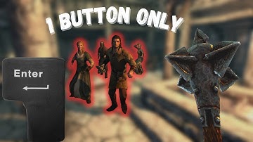 Playing Skyrim With ONLY 1 BUTTON