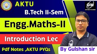 Engg. Mathematics-2 I Syllabus Introduction I B.Tech Second Semester I by Gulshan Sir screenshot 3