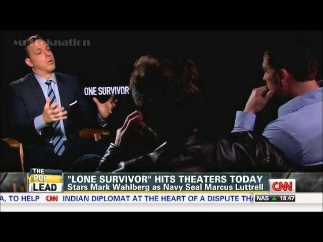 Lone Survivor' duo Luttrell, Wahlberg spread word on veterans