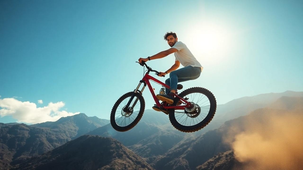 AWESOME BIKE STUNT Justtin