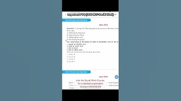 (Important PYQ) Unit 6- Steps in the Administration/ management process   #ugcnet #socialwork