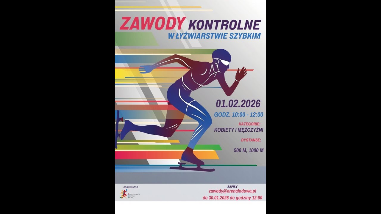 Zawody Kontrolne w Łyżwiarstwie Szybkim 01.02 2026 r.
