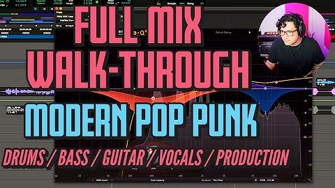 Mixing MODERN POP PUNK song from scratch