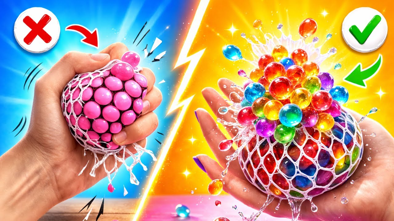 궁극의 피젯 볼 도전! 😱💥 123 GO! 챌린지에서 제공하는 슈퍼 만족스러운 버블 스퀴즈
