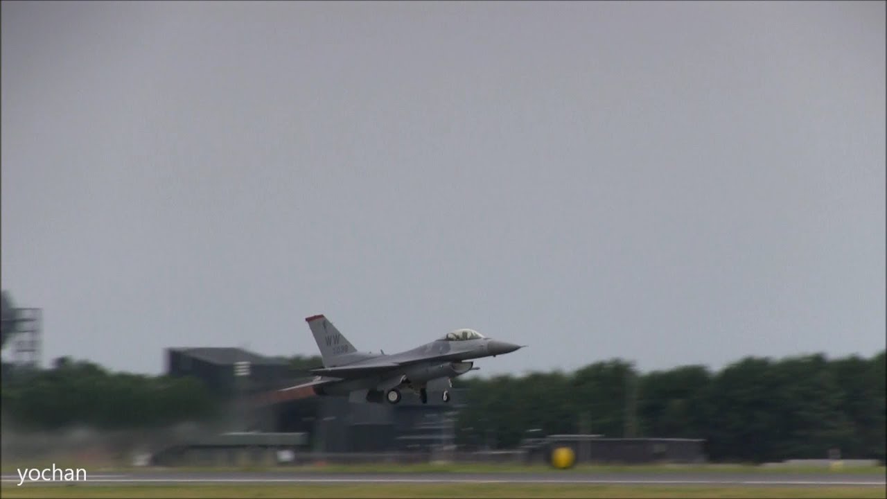 on afterburner!! F-16 Demonstration Flight.USAF,35th Fighter Wing(35 FW) "Air Festival" Misawa AB