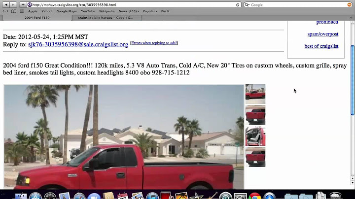 Craigslist mohave county cars & trucks for sale by owner
