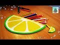 ПРОСТОЙ ПЕНАЛ КОСМЕТИЧКА ФРУКТОВАЯ ДОЛЬКА СВОИМИ РУКАМИ. Pencil case. Back to school. (DIY Handmade)