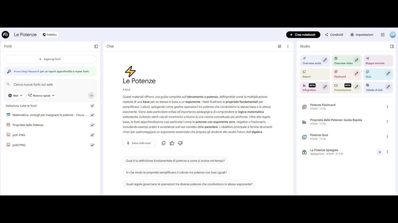 NotebookLM, come preparare lezioni incredibili
