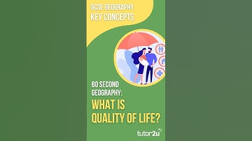 60 Second Geography | GCSE Key Concepts | Quality of life