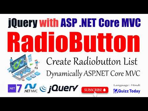 32.Radiobutton List Dynamically ASP .NET Core MVC in Hindi