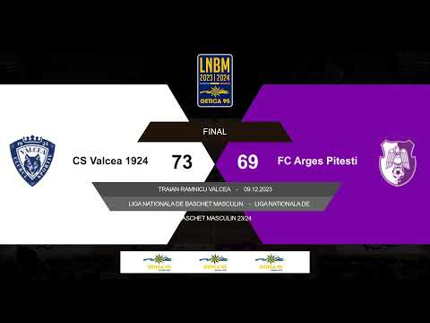 LNBM Getica 95 2023-2024: CS Vâlcea 1924 - FC Argeș Pitești