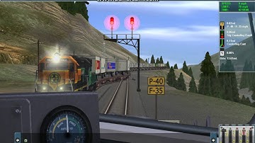 Amtrak and BNSF  @ Marias Pass #1  _ TS12