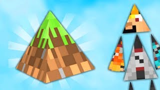 trojúhelníky v minecraftu