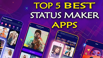 Top 5 best status maker apps 2021 | Trending Whatsapp Status Maker App | best status video maker app
