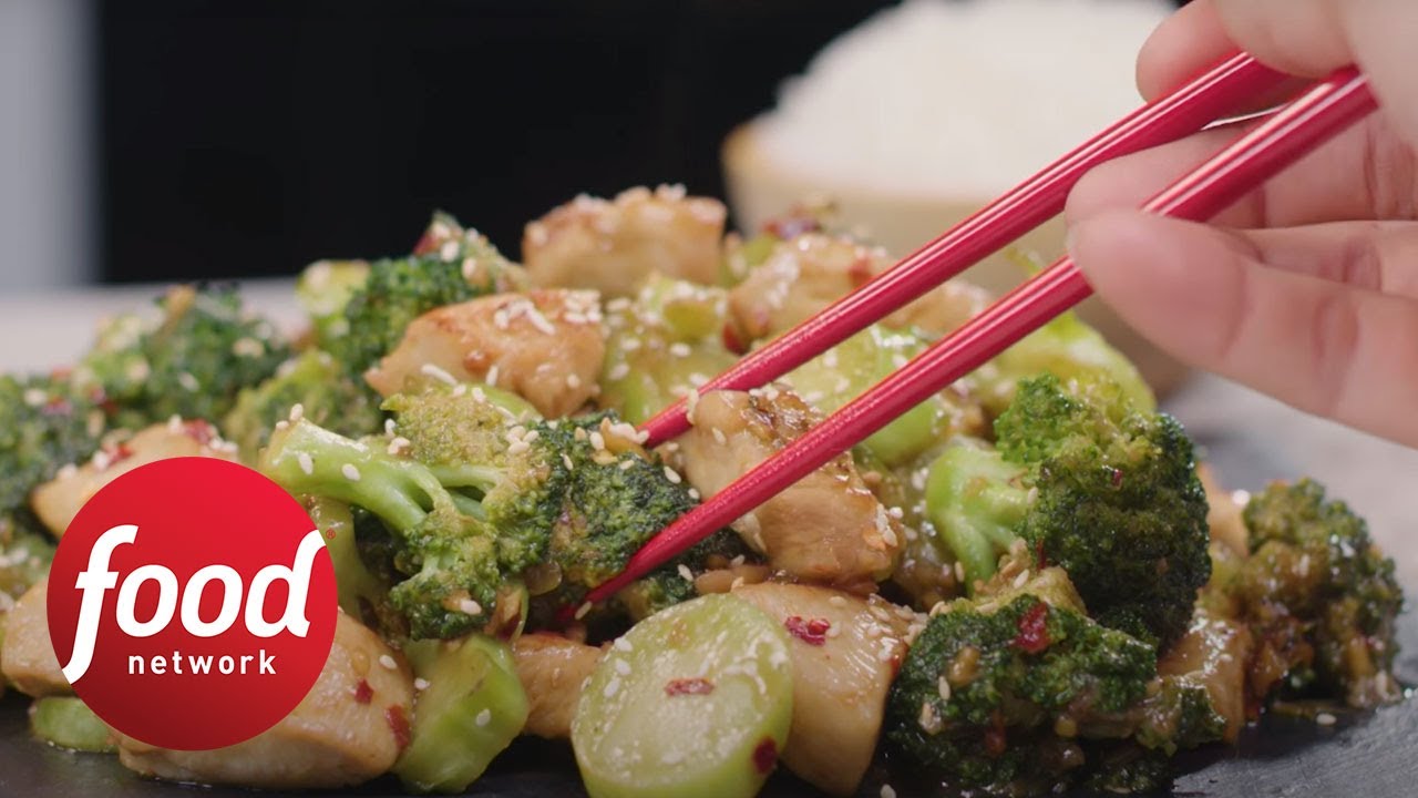 Chicken And Broccoli Stir Fry Food Network Youtube
