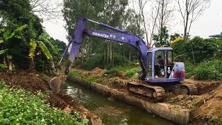 #excavator Tổng Hợp Máy Xúc Đào Đất , Xe Lu, Xe Xích, Xe Múc Đất Đá Lên Xe ÔTô Tải Ben #mayxuc