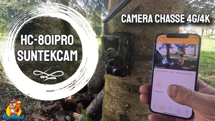 SUNTEKCAM Cámara de Caza 36MP 4K HD Camara Fototrampeo de Caza