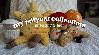 MY JELLYCAT COLLECTION ☀ | jellycat tour and ASMR jellycat unboxing! | ft. Mother's Day vlog