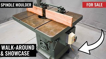 Johnsereds Spindle Moulder: Heavy-Duty 3-Phase Machine for Precision Profiling
