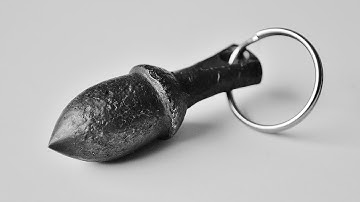 Blacksmithing - Forging the perfect gift in HD - Acorn Keychain