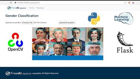 Build Face Recognition App using Machine Learning in Flask by FreeAI