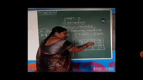 Unit 3-  Subtraction -  Exercise 3.1 - Video 1