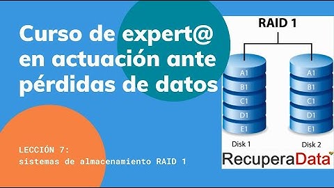 Lección 7 - Sistemas de almacenamiento RAID 1