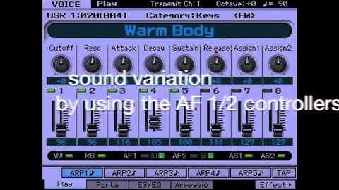 MOTIF XF/XS "FM Xpanded", Workshop, by EASY SOUNDS