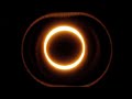 Eclipse with a stellar black hole space engine