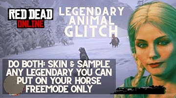 Legendary Animal Glitch How to sample & skin animal in one go RDO
