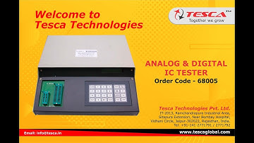 Analog & Digital Ic Tester: Comprehensive Guide To Tesca 68005 | TescaGlobal.com