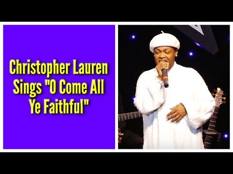 Christopher Lauren Sings "O Come All Ye Faithful" | Rickey Smiley Karaoke Night