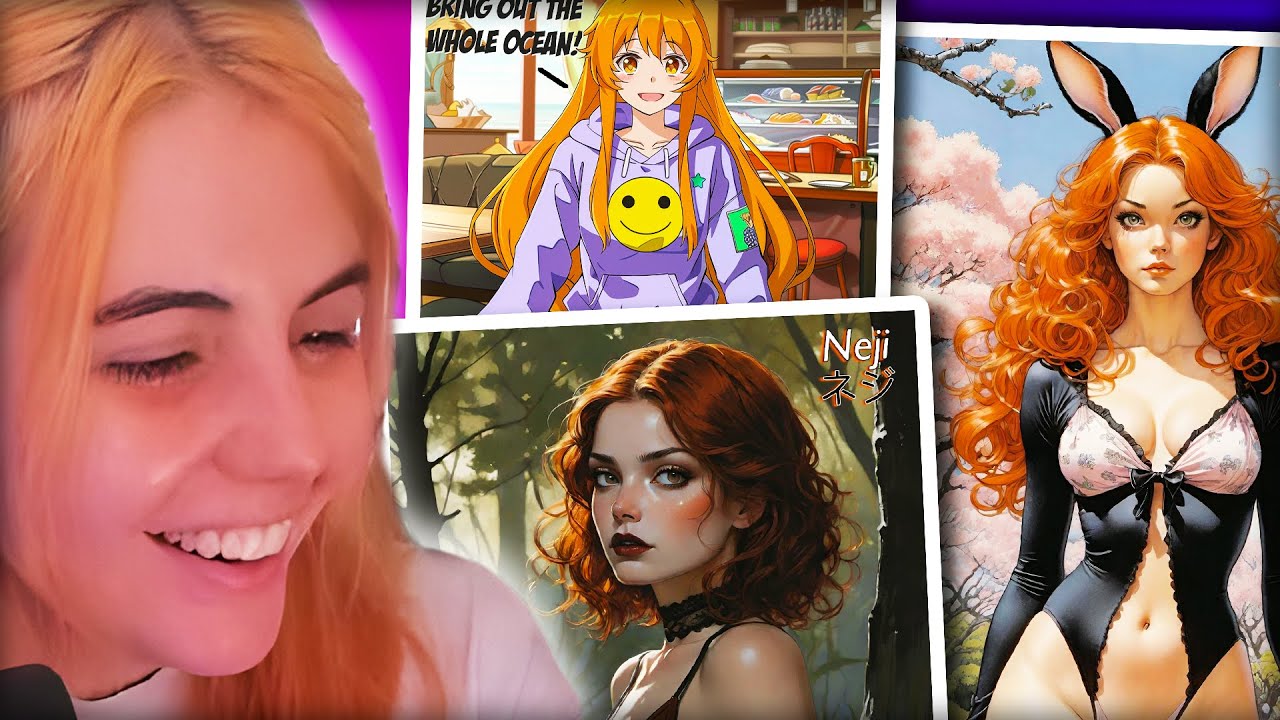 AikoBliss Reacts To FanArt YouTube