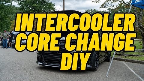 Audi 3.0t Intercooler Core Replacement DIY | B8 S4, S5, SQ5/C7 A6, A7