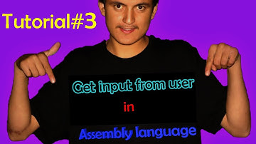 How to get input from user in assembly language(Hindi,Urdu).