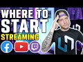 Where To Start Streaming As A New Streamer... YouTube, Twitch, Facebook Gaming? image