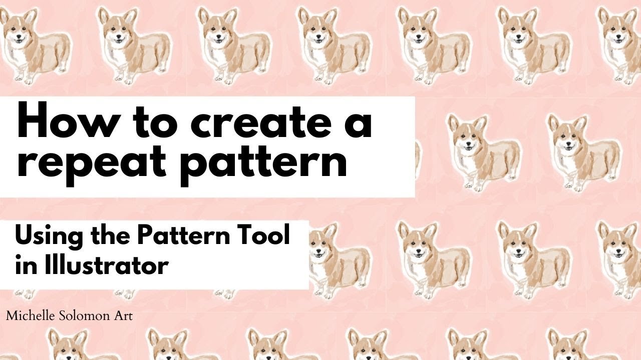 How To Make a Repeating Pattern Using Adobe Illustrator's Pattern Tool ...