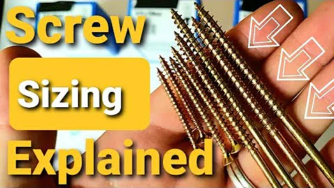 Jaké jsou rozměry šroubů?