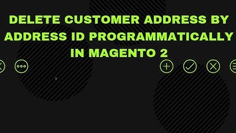 Delete Customer Address by address id Programmatically In magento 2 | REST API
