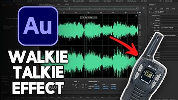 How to Create Walkie Talkie Effect in Adobe Audition