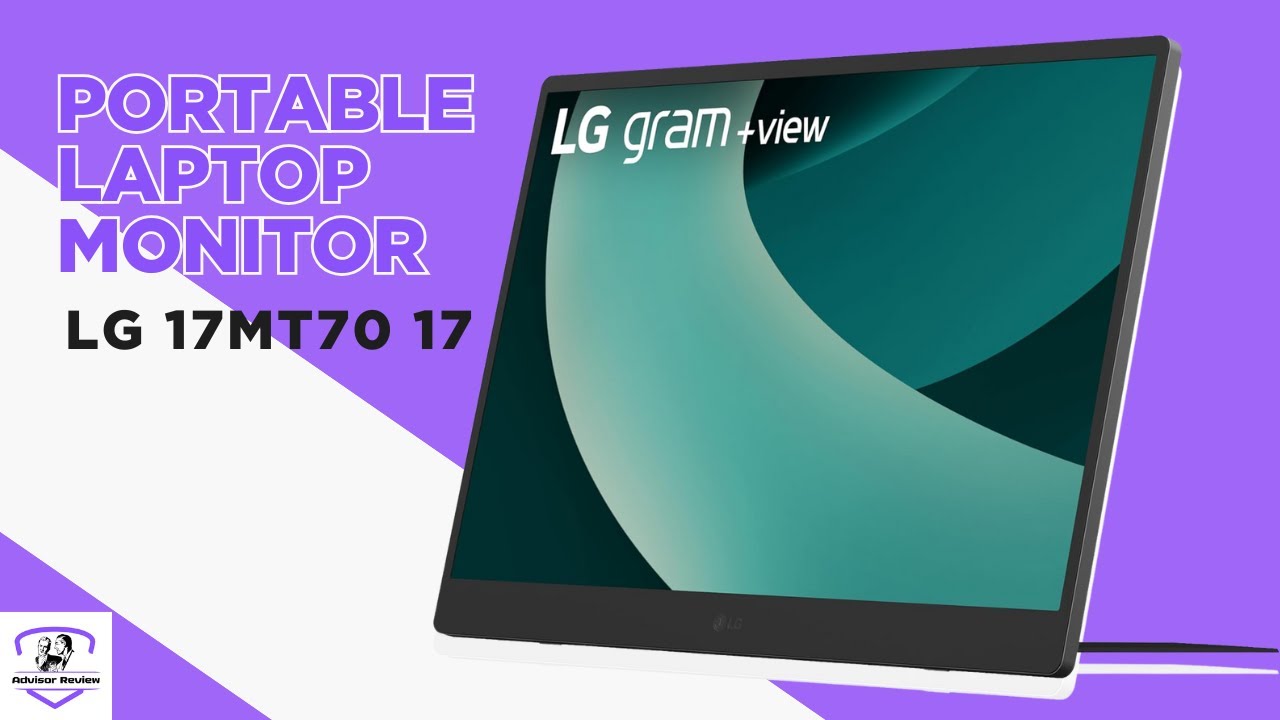 LG 17MT70 17 IPS Monitor - Sleek, Affordable & Eye-Friendly! - YouTube